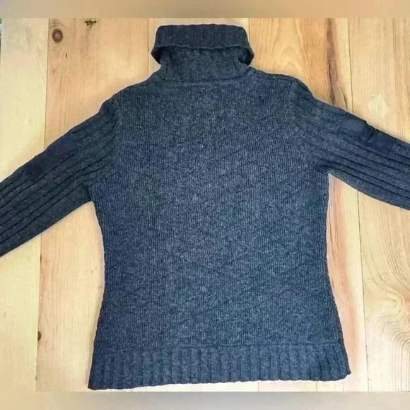 Rare Vintage Y2K 90s Ralph Ralph Lauren Lambs Wool Quilted Ribbed Winter Sweater - Picture 2 of 8